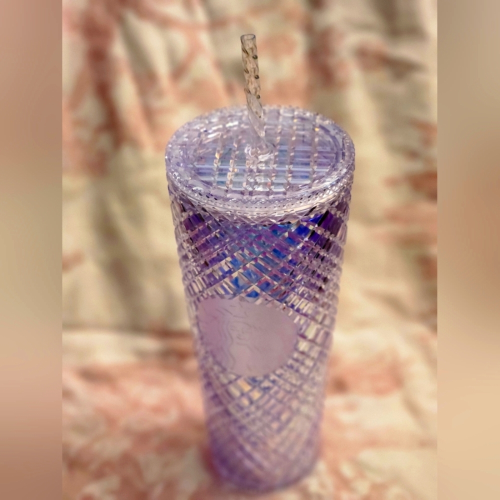 New Starbucks Irridescent Unicorn studded Tumbler 24oz